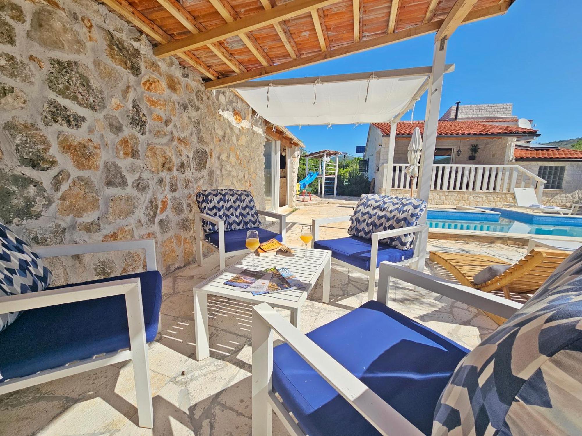 Flamingo - House With Private Pool Villa Gornji Seget Exteriör bild