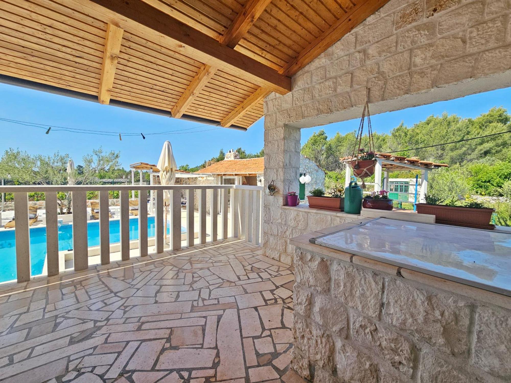 Flamingo - House With Private Pool Villa Gornji Seget Exteriör bild